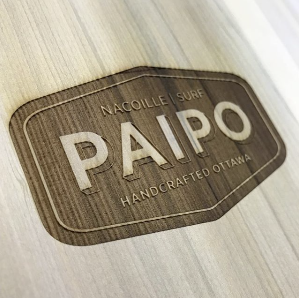 Laser Etch Cedar Paipo